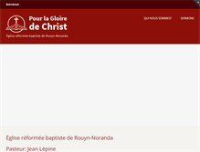 Tablet Screenshot of pourlagloiredechrist.com